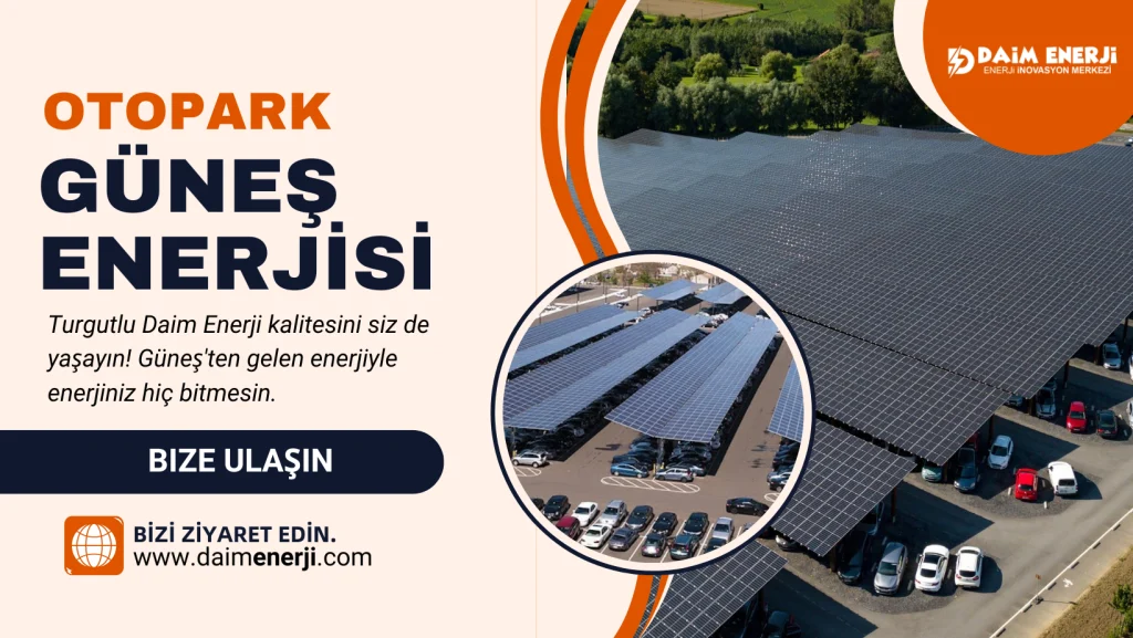 turgutlu otopark güneş enerjisi