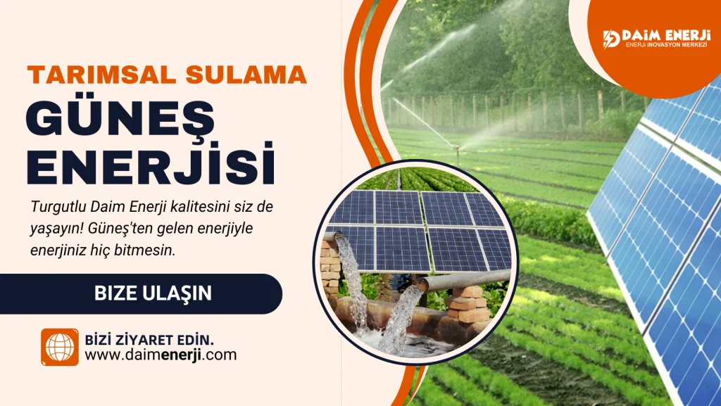 turgutlu tarımsal güneş enerjisi